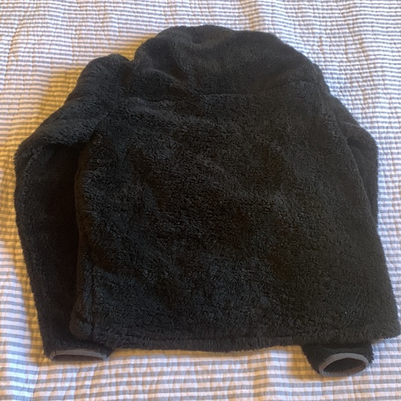 Gerry black fluffy fleece pullover jacket - Picture 5 of 6